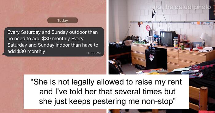 Folks Online Are Appalled By This Landlord's Audacity To Charge Extra For Staying In Over Weekends Just A Month After They Moved In