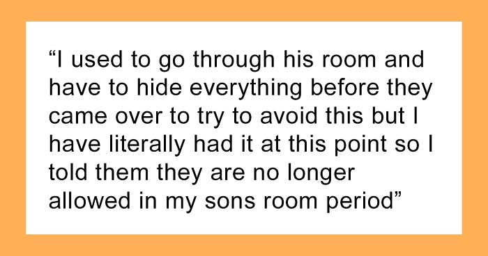 Mother Puts A Lock On Her Son's Room Forbidding Other Kids To Enter It And Trash His Toy Collection, Gets Called A Jerk