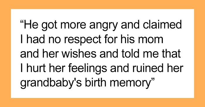 Mother-In-Law Insists On Holding Her Newborn Grandchild First, Goes Ballistic When The Wish Doesn’t Get Fulfilled