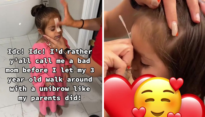 Mom Wants To Prevent Her 3 Y.O. From Being Bullied For Having A Unibrow, Waxes It