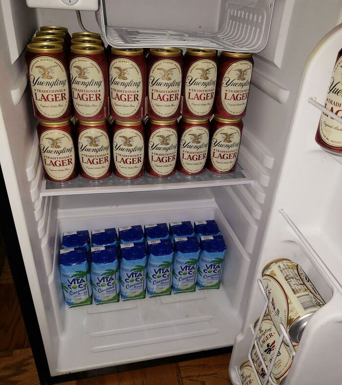 These Little Coconut Waters Fit Perfectly In My Beer Fridge