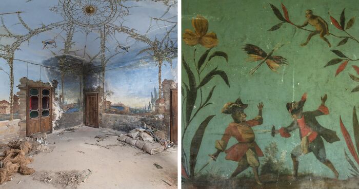 I Photographed Incredible Paintings That People Have Left Behind In Abandoned Buildings (38 Pics)