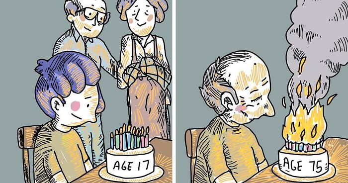 59 Of The Best Comic Strips By This Artist Who Makes Funny Halloween Comics And Ones Depicting Horrors Of Mental Health Struggles