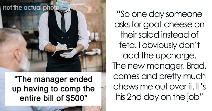 Restaurant Server Gets Fired For Showing Manager How Dumb His New Rule Is