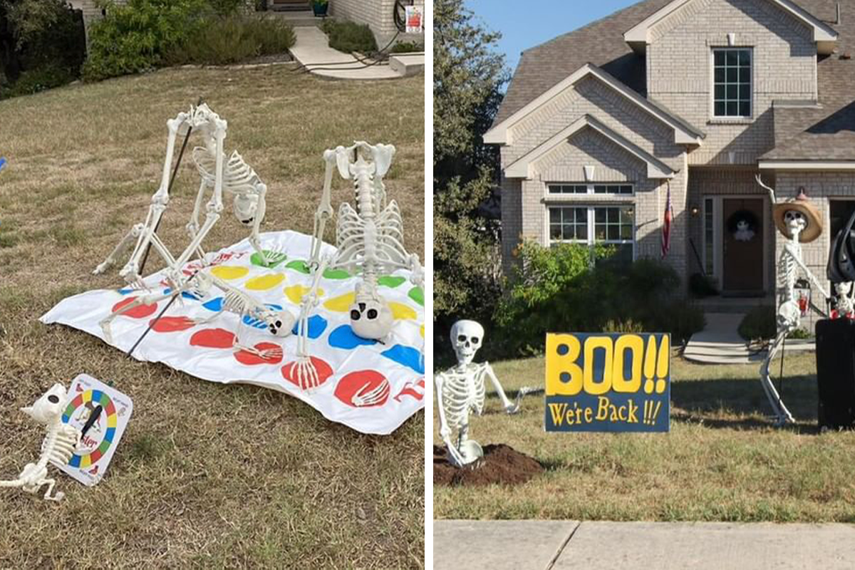15+ Skeleton Halloween Decorating Ideas | Chica and Jo