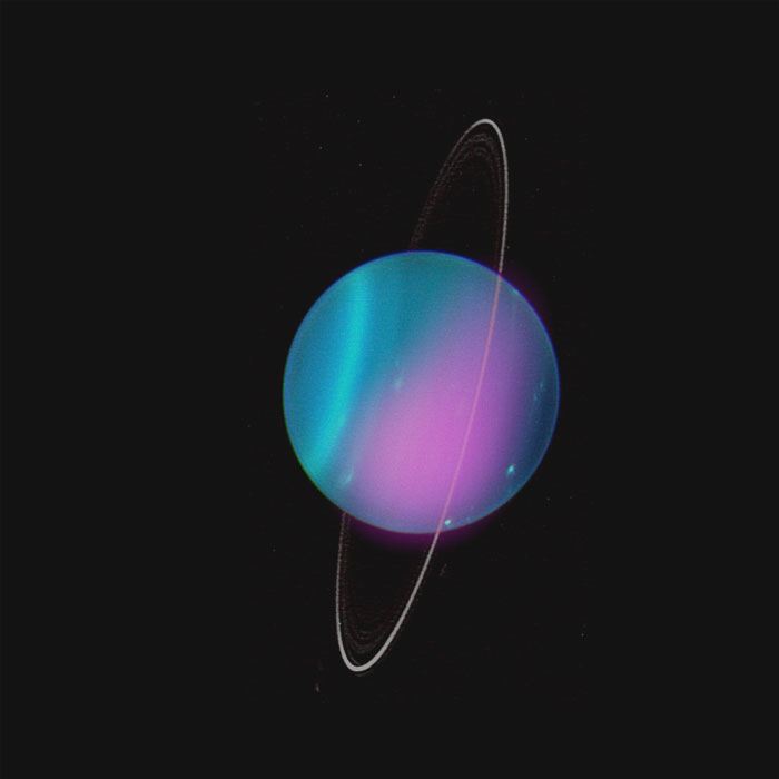 Picture of Uranus in space