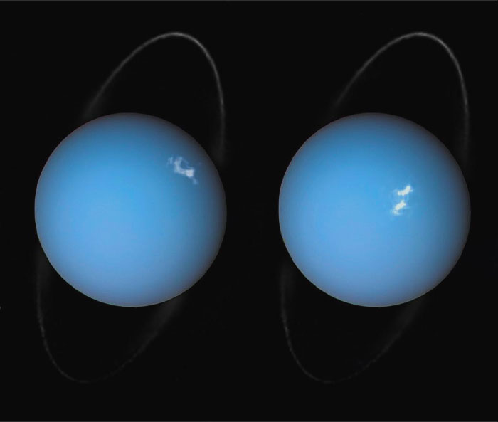 Picture of Uranus in space