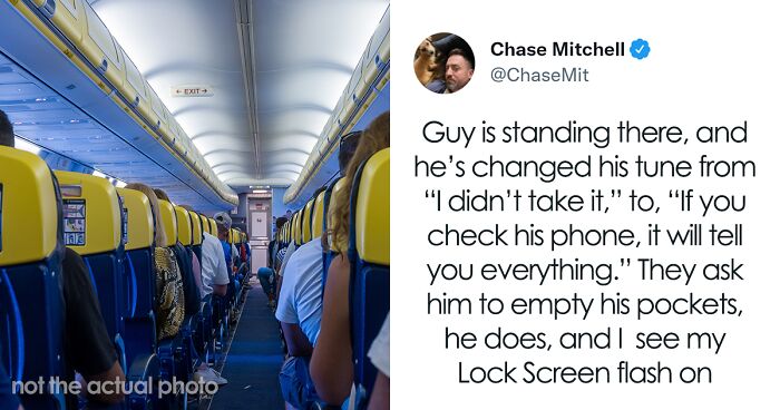 Guy Reveals How He Got His Phone Stolen By A Drunk Passenger On A Plane Who Then Proceeded To Accuse Him Of Working As A Spy