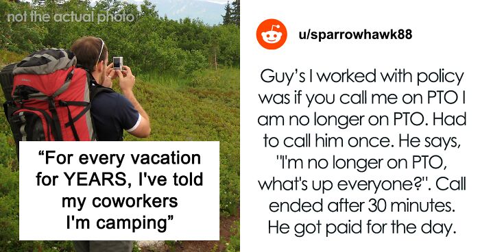 Employee Doesn't Want To Be Forced To Join Zoom Meetings While On Vacation, Lies About Going Camping Without Internet