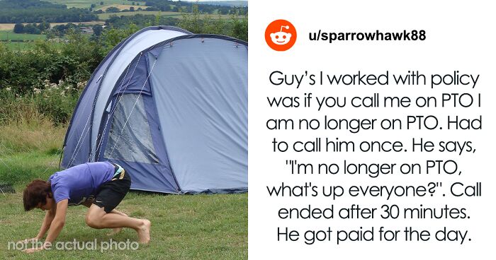 Worker Says They Lie About Camping To Set Boundaries Whilst On Vacation, Prompts Others To Share Their Tricks