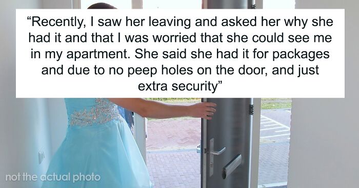 Person Wants To Know If Their Request For Their Neighbor To Remove Her Video Doorbell Was Out Of Line