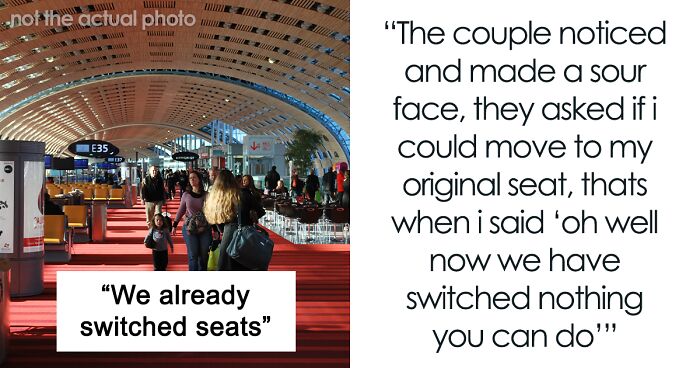 Couple's Plan To Outwit Another Passenger Before Takeoff Backfires As The Stranger Ends Up With A Whole Free Row In Return