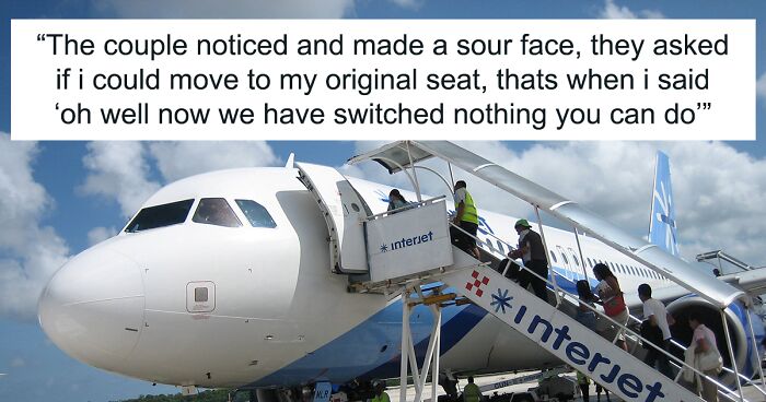 Couple's Plan To Outwit Another Passenger Before Takeoff Backfires As The Stranger Ends Up With A Whole Free Row In Return