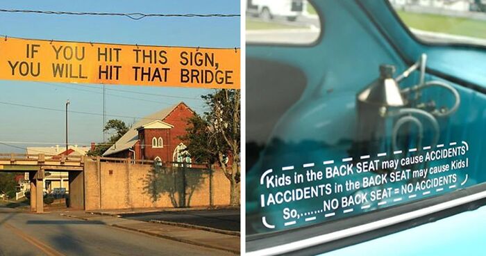 99 Times People Spotted Such Hilarious And Absurd Signs, They Had To Share Them On This Facebook Group