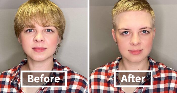 36 Women Before And After Having Their Hair Cut Short By Kristina Katsabina (New Pics)