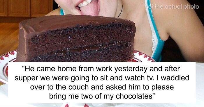 Pregnant Woman Is Supported Online After Having Husband Drive Across Town To Replace Chocolates He Sneakily Ate