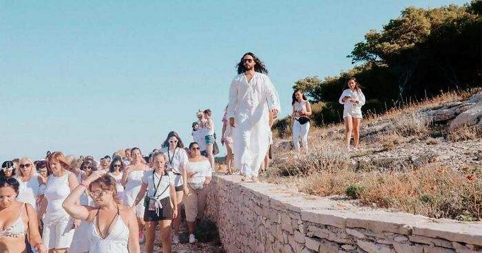 Jared Leto And His Cult On His Private Island