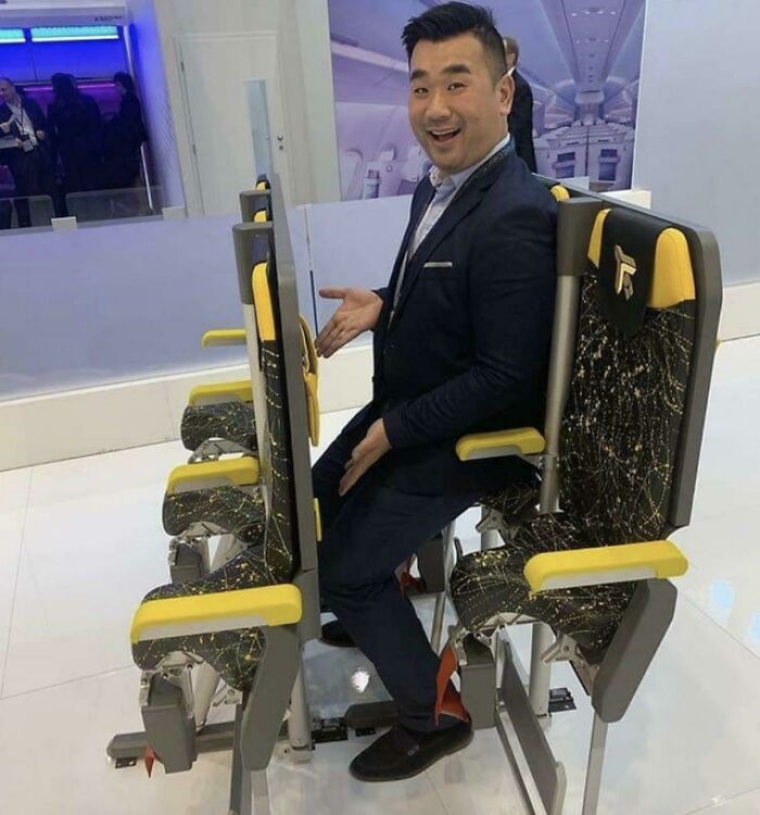 Prototype “Economy” Airline Seats, Terrifying If You Have Claustrophobia