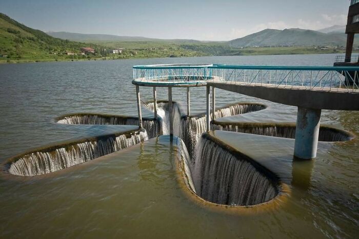 Reservoir Overflow In Armenia. These Have Always Fascinated And Scared Me Since I Was A Kid