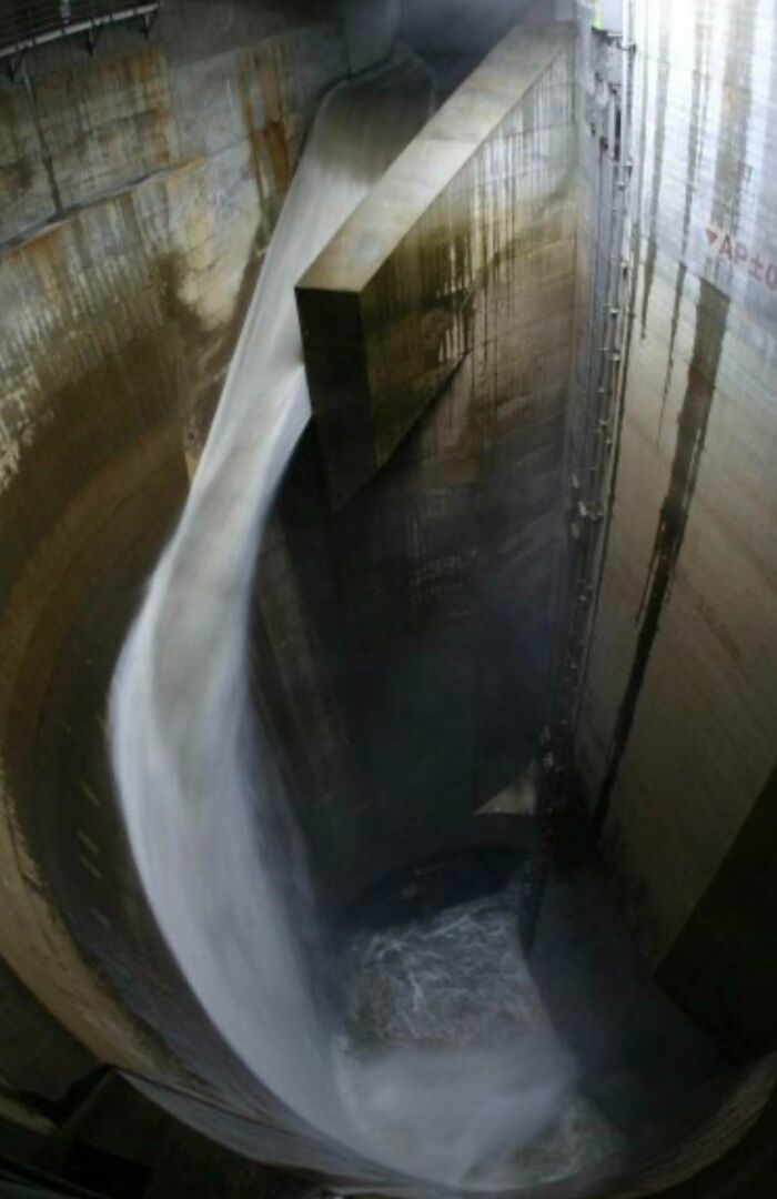 An Underground Spillway, Part Of The G-Cans Project