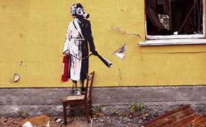 Banksy Comes Back With 7 New Wall Arts In Ukraine And They Touched People’s Hearts