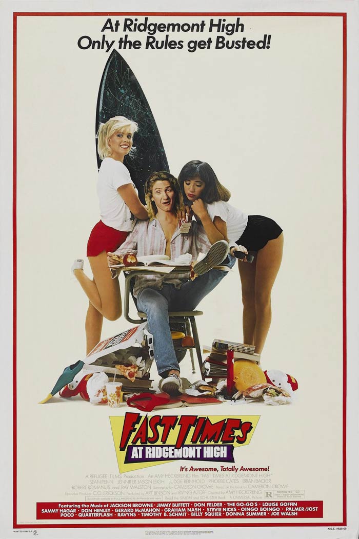 Fast Times At Ridgemont High movie poster 