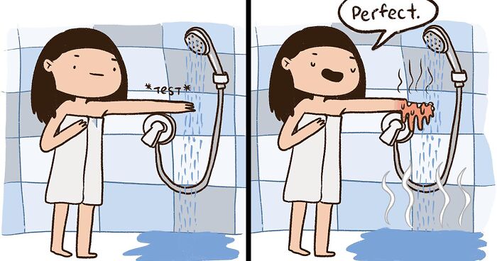 Artist Shares Her Everyday Struggles In 53 Lighthearted And Quirky Comics