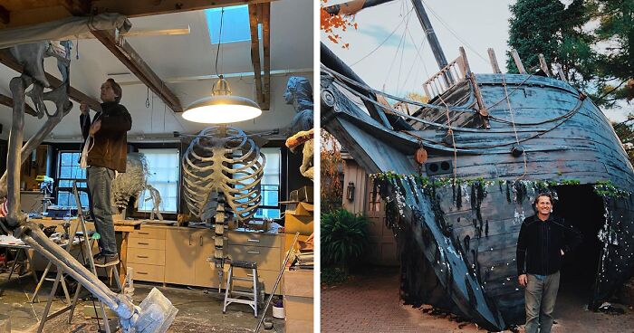 8 Colossal Halloween Displays Built By This Architect From Marblehead, Massachusetts