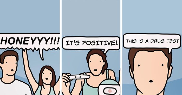 Artist Makes Funny Comics With Unexpected Endings And A Pinch Of Dark Humor (45 Pics)