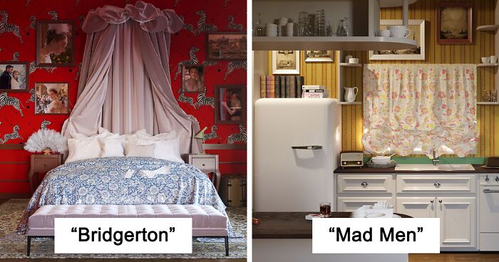 Whimsical, Bright And Symmetrical: 6 Rooms From Popular TV Shows Redesigned In Wes Anderson's Iconic Style