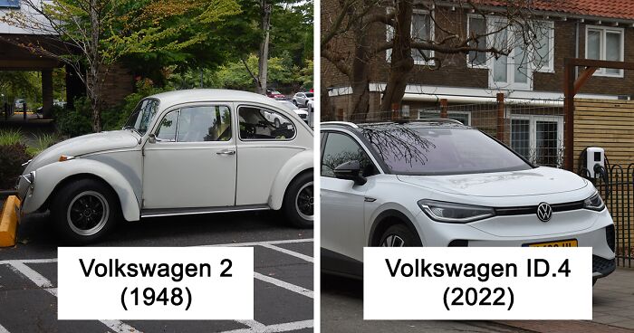 This Is How These 25 Modern Cars Of Famous Brands Look In Comparison With Their Old Versions