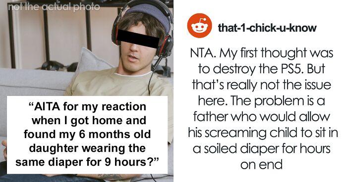 The Internet Is Ripping Apart This Gamer Dad Who 'Forgot' To Change Baby's Diaper For 9 Hours And Tried To Put The Blame On The Wife