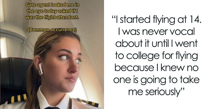 Female Pilot Sheds A Light On Industry's Issues After Being Mistaken For A Flight Attendant Despite Clearly Wearing A Pilot Uniform