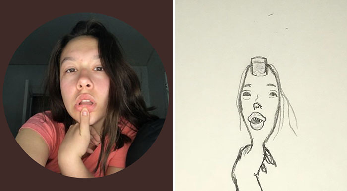 Guy Makes Funny Drawings Of People’s Profile Pictures And They Shouldn’t Be Taken Seriously (103 Pics)