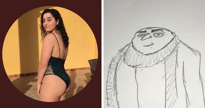 This Guy Entertains His Followers With Funny Caricature-Like Drawings Of Their Profile Pictures (103 Pics)