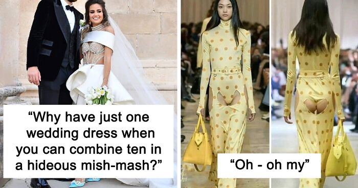 34 Dresses That Crossed The Line Between Genius And Stupidity, To The Latter Side, And Got Shamed On This Facebook Group (New Pics)