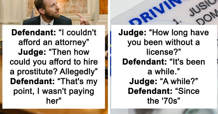 This Instagram Page Is Sharing The Most Interesting And Funniest Conversations From Courthouses Across The World (New Posts)