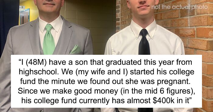 Son Refuses To Go To College, Still Wants His 400K College Fund To Start A Business, Parents Deliver An “Ultimatum”