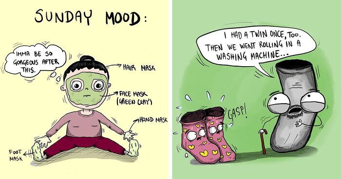 My 30 Relatable Comics That I Draw Inspired By Quirky Everyday Moments