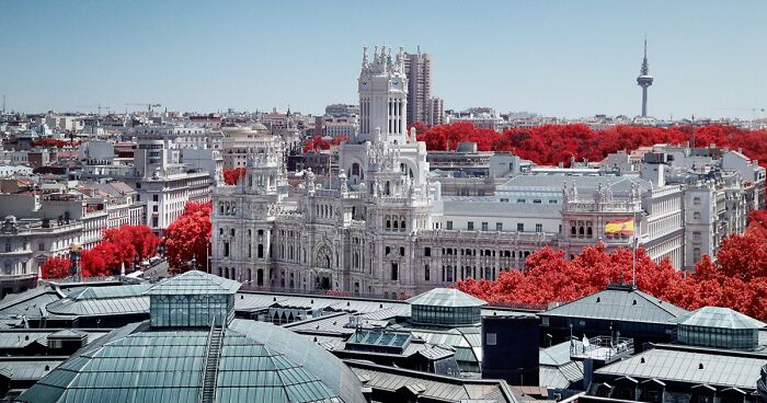 I Used Infrared Photography To Show The Beauty Of Madrid (22 Pics)