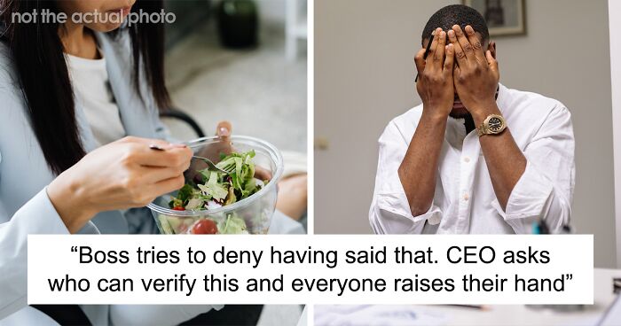 Employees Are Told Their Meeting With The CEO Counts As Lunch, So They All Bring Food To It