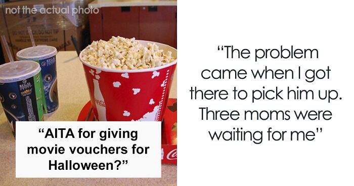 Parent Gives Their Son Movie Vouchers To Pass Out At Kindergarten Instead Of Halloween Candy, Gets Scolded By Other Moms