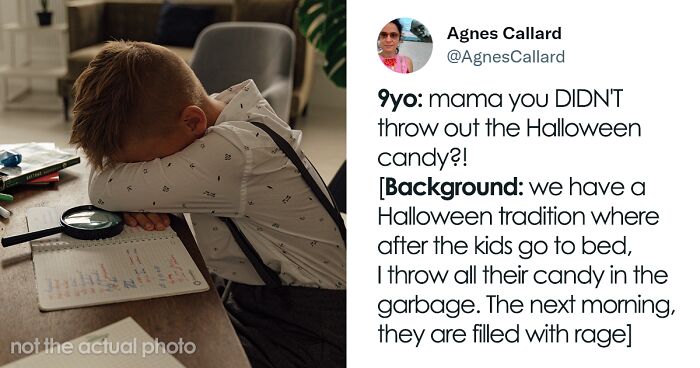 Mom Tweets About Throwing Away Her Kids' Halloween Candy, People Come For Her And Call Her Cruel