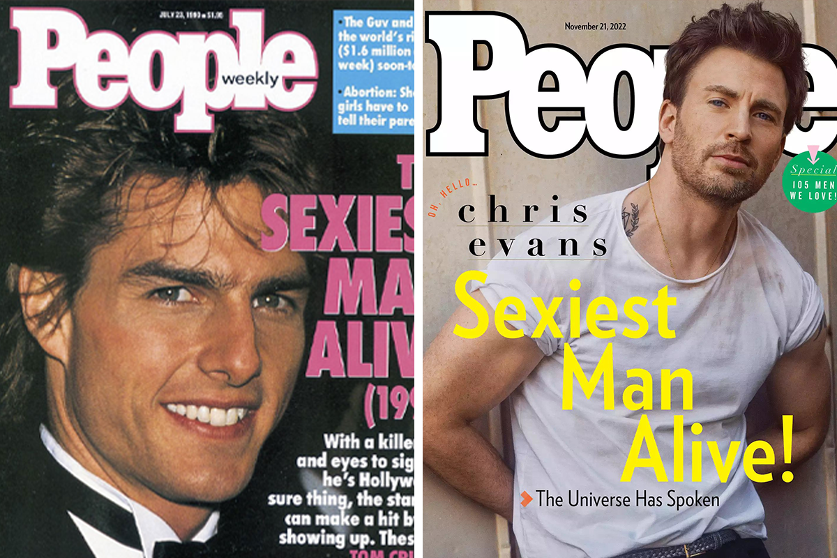 Heres How Peoples Sexiest Men Alive Looked When They Won Vs Now Plus This Years Winner Chris 