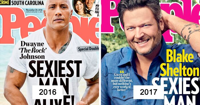 The Sexiest Men Alive According To People's Magazine Covers (1990-2022)