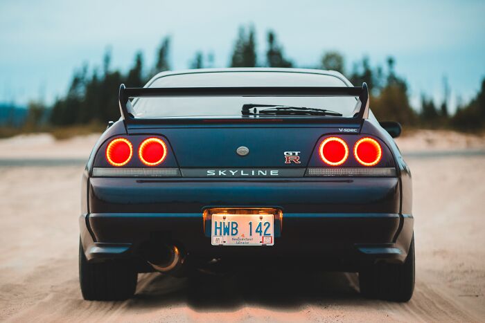 Nissan Skyline From The Back 