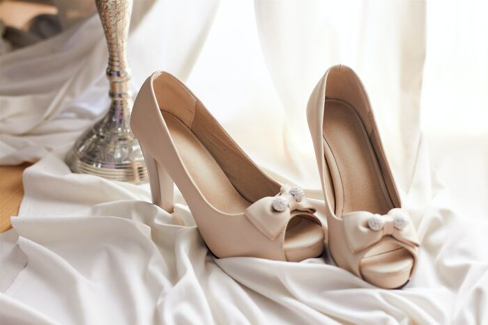 High Heel Shoes On The Table 