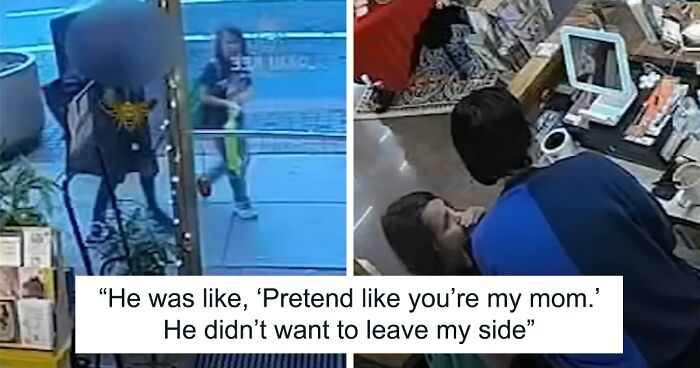 Quick-Thinking 10-Year-Old Boy Asks Cashier To Pretend To Be His Mom As Strange Woman Tries To Lure Him To Come With Her With Promise Of Gifts