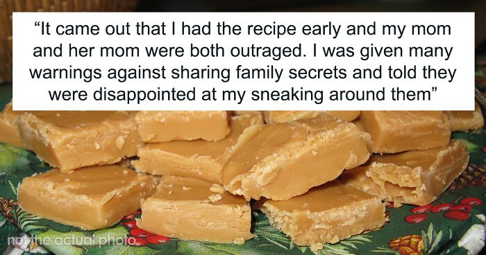 Family’s Women Brag About Their Secret Fudge Recipe Passed On Through Generations, One Of The Family Members Realizes It’s Taken From The Side Of A Can 