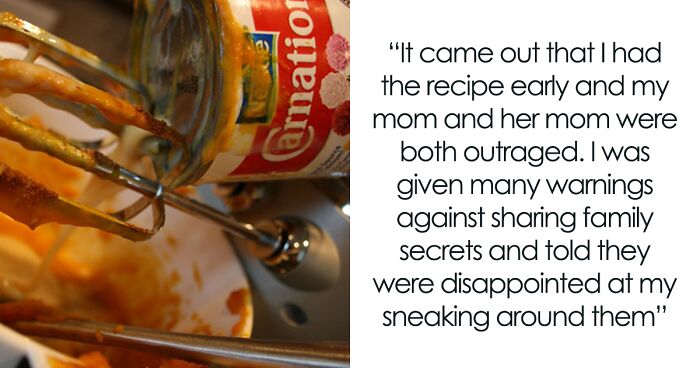 Person Wants To Expose To Mom That Their ‘Secret Family Recipe’ Actually Came From The Side Of A Can